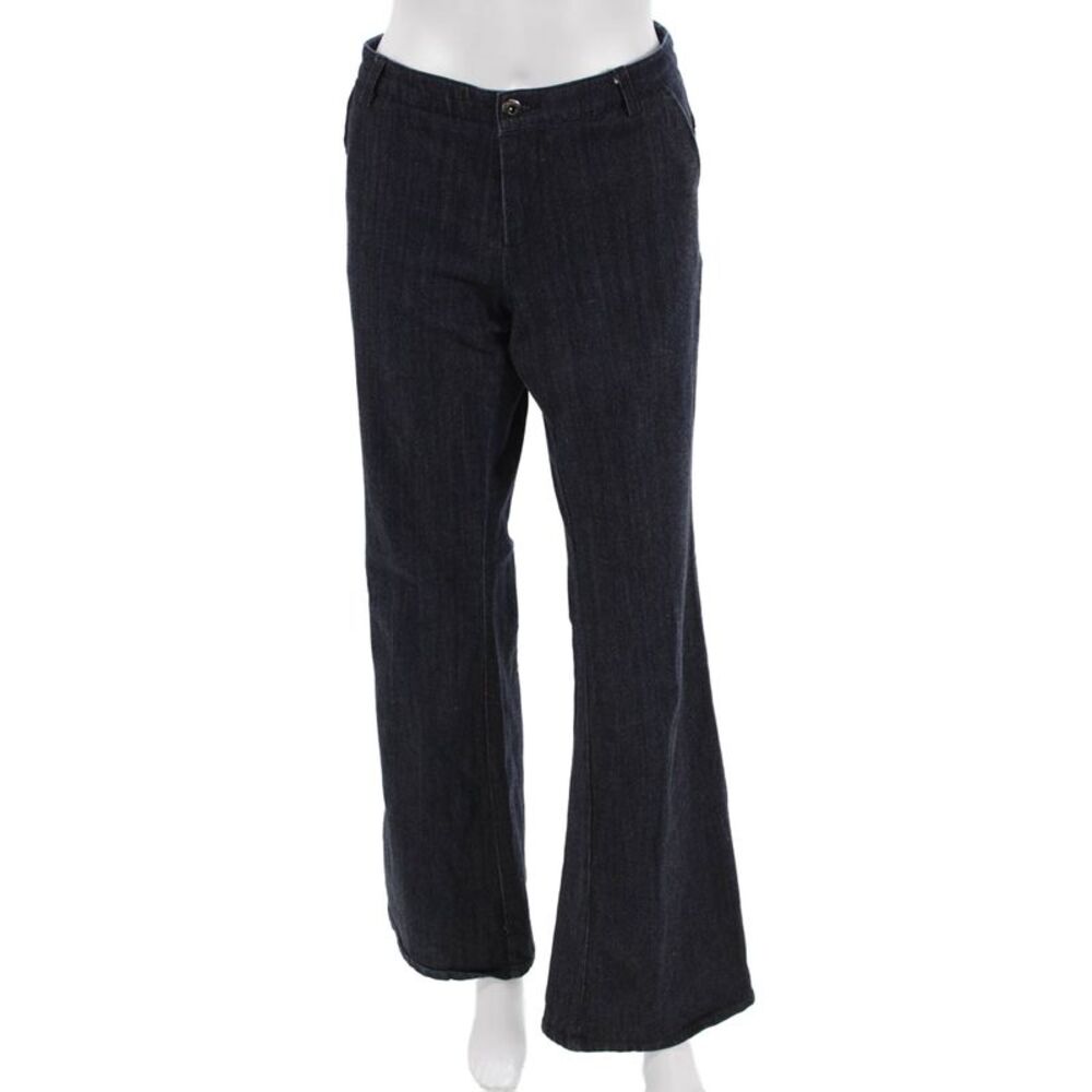 Ecru Womens Dress Pants Dark Blue Cotton Stretch Size 6